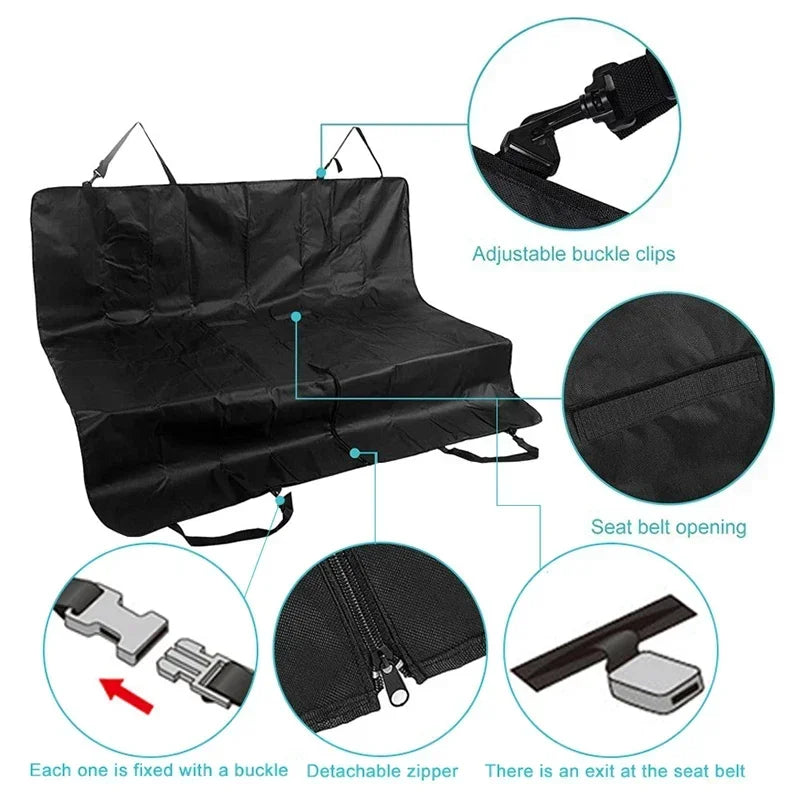 Rear Car Seat Cover for Dogs