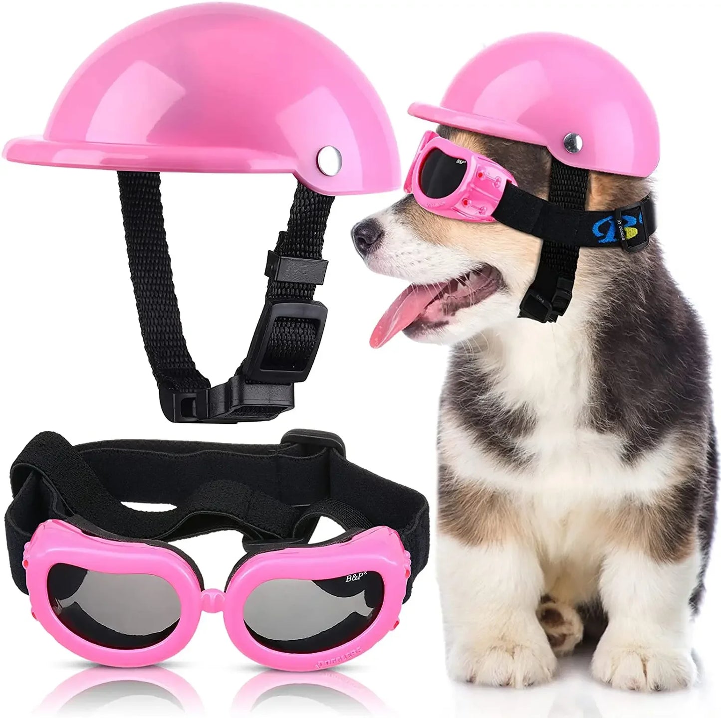 Small Dog Helmet With Goggles