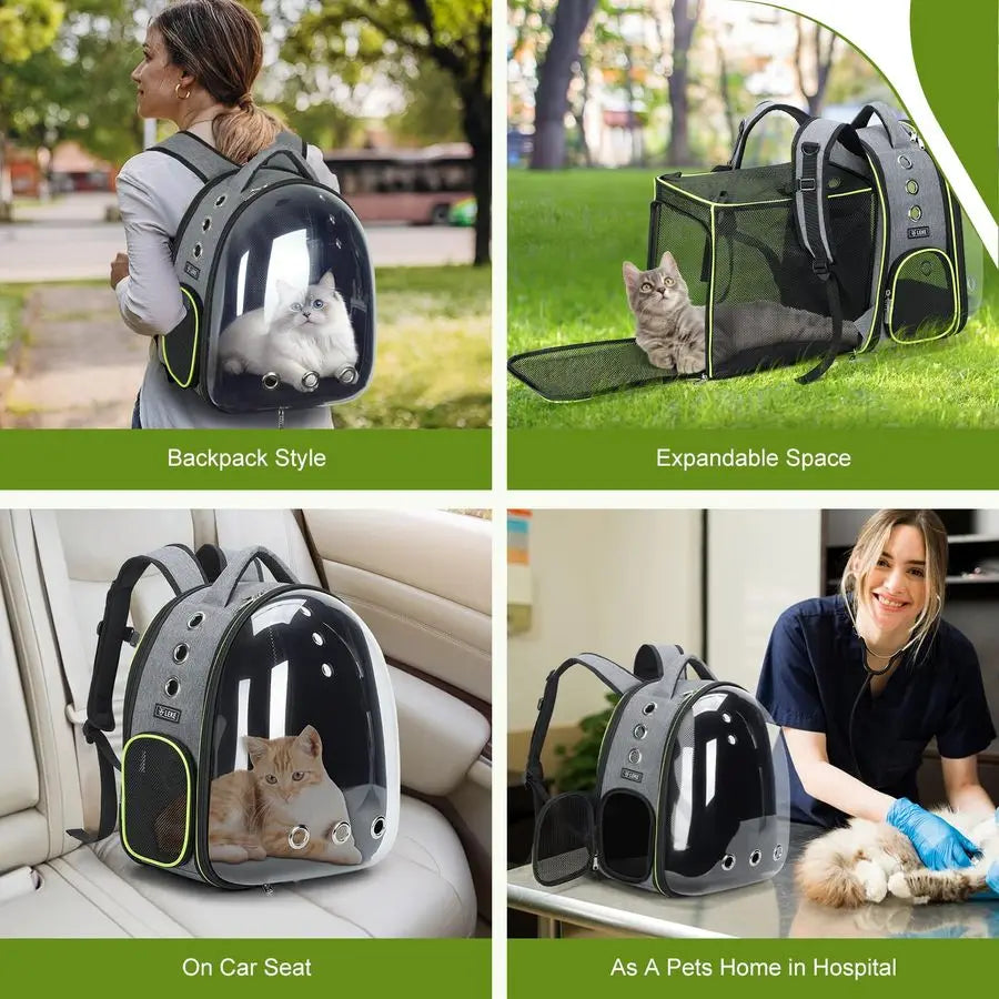 Expandable Large Space Cat Backpack
