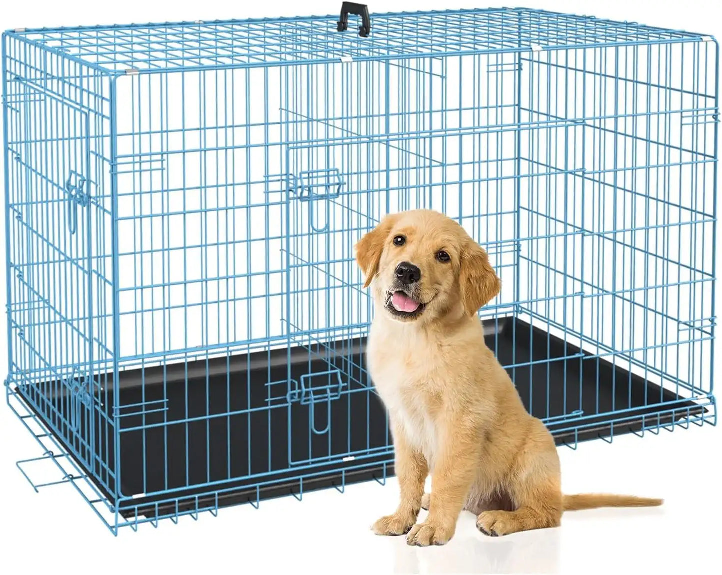 48 inch Foldable Metal Dog Crate