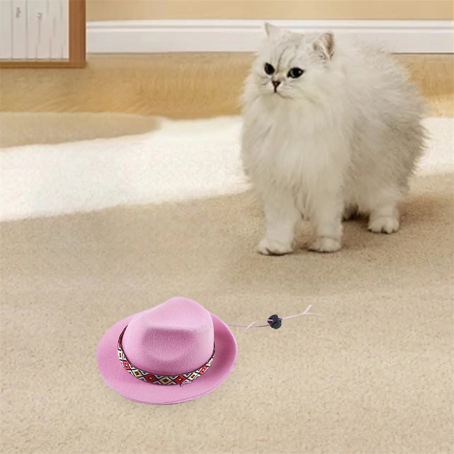 Retro Pet Cowboy Hat with Bandana
