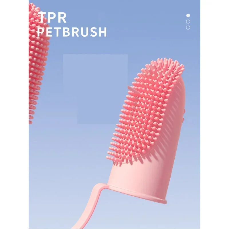 Double Finger Pet Toothbrush