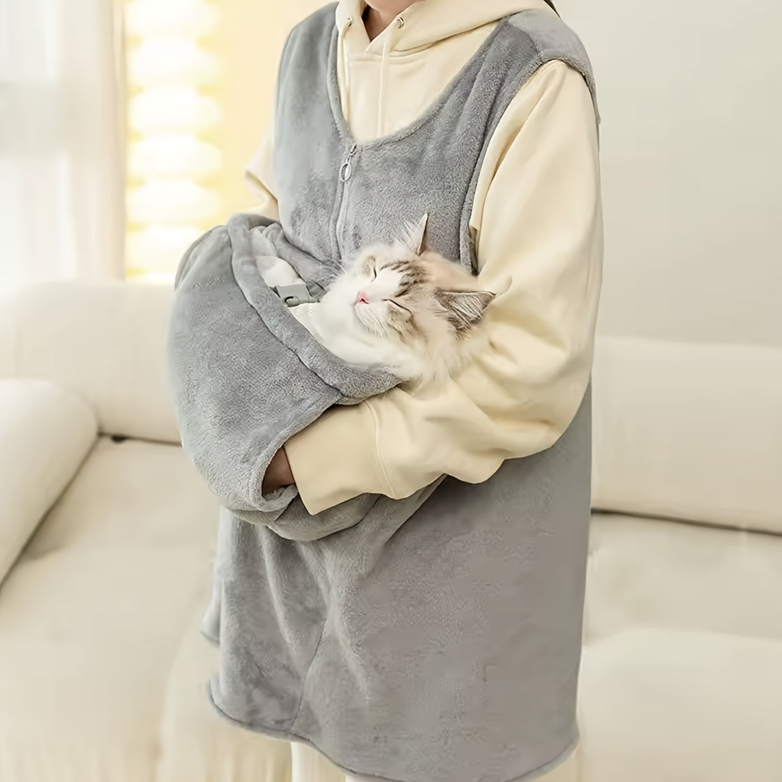 Cozy Cat Carrier Apron for Bonding & Daily Wear