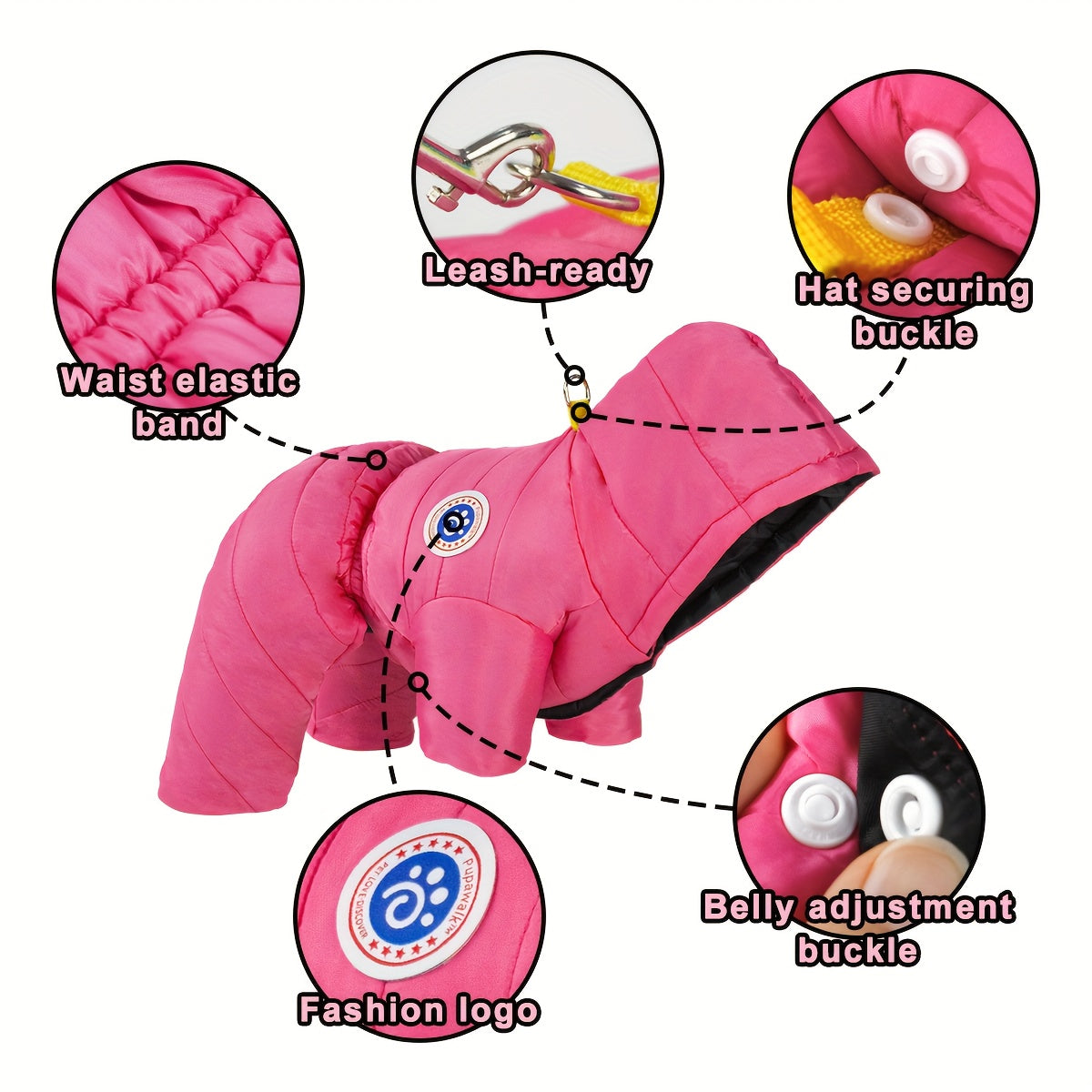 Lightweight Warm Pet Suit for Small & Medium Dogs