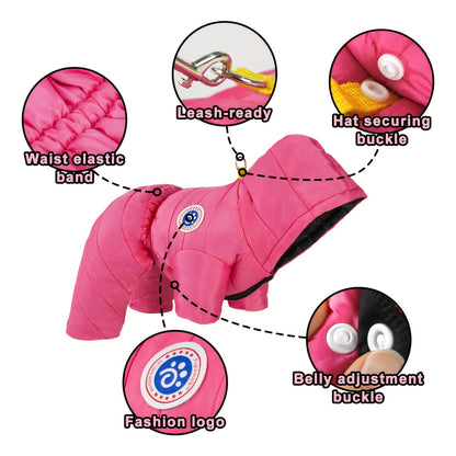 Lightweight Warm Pet Suit for Small & Medium Dogs