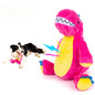 1pc Dog Plush Toy-Cartoon Squeaky Pet Toy