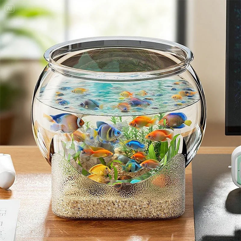 Round Transparent Aquarium