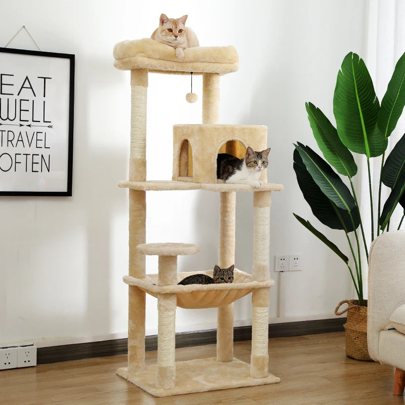 Multi-Level Tower Cat Tree House