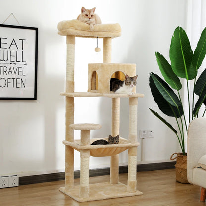 Multi-Level Tower Cat Tree House