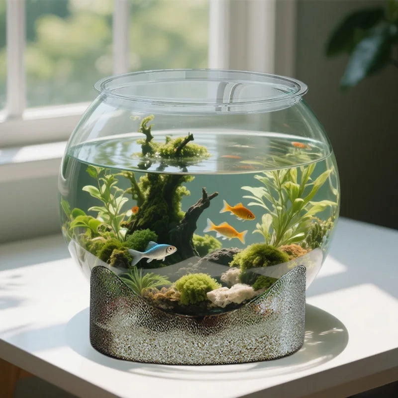 Round Transparent Aquarium