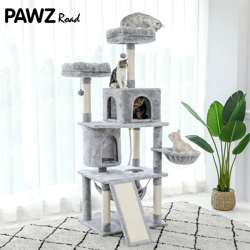 Multi-Level Tower Cat Tree House