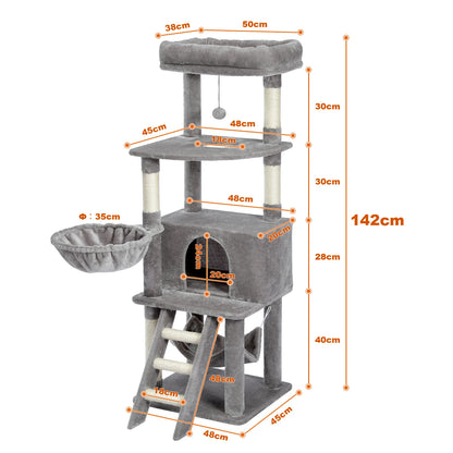 Multi-Level Tower Cat Tree House