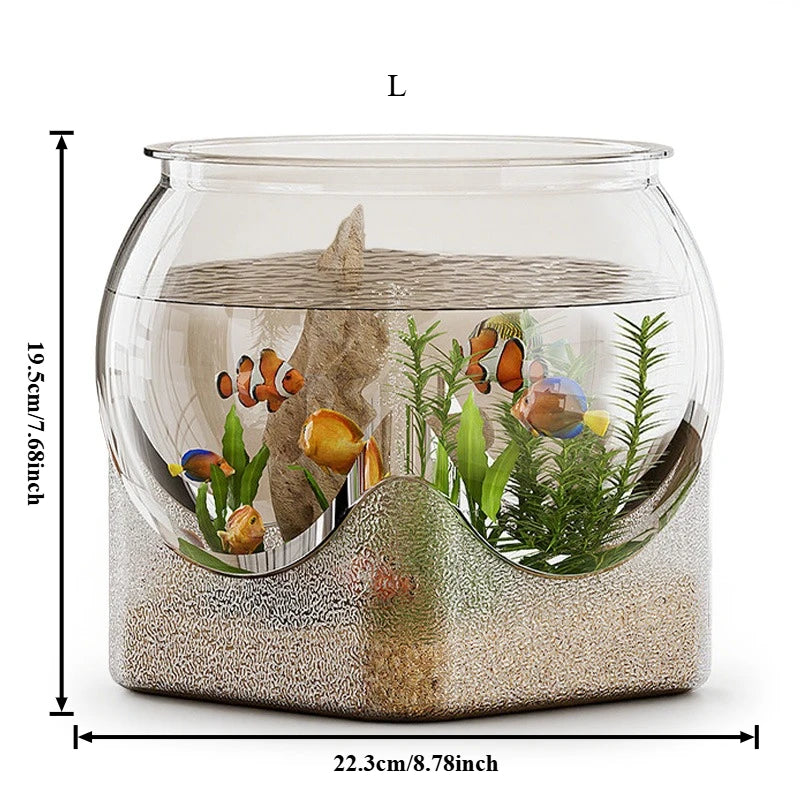 Round Transparent Aquarium