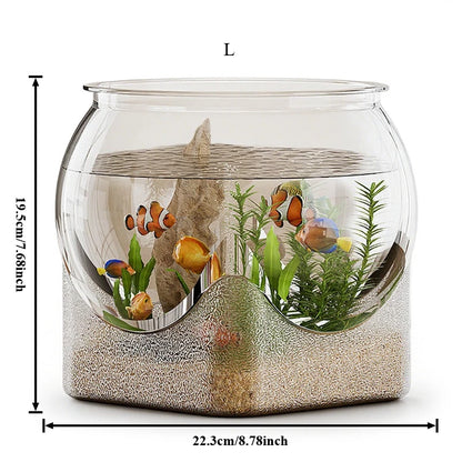Round Transparent Aquarium