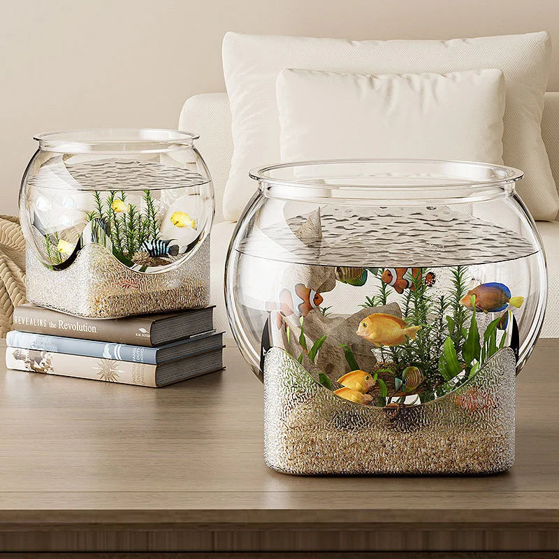 Round Transparent Aquarium
