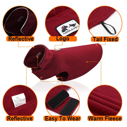 Reflective Dog  Soft Fleece Jacket
