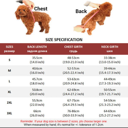 Thick Warm Winter Dog Jacket