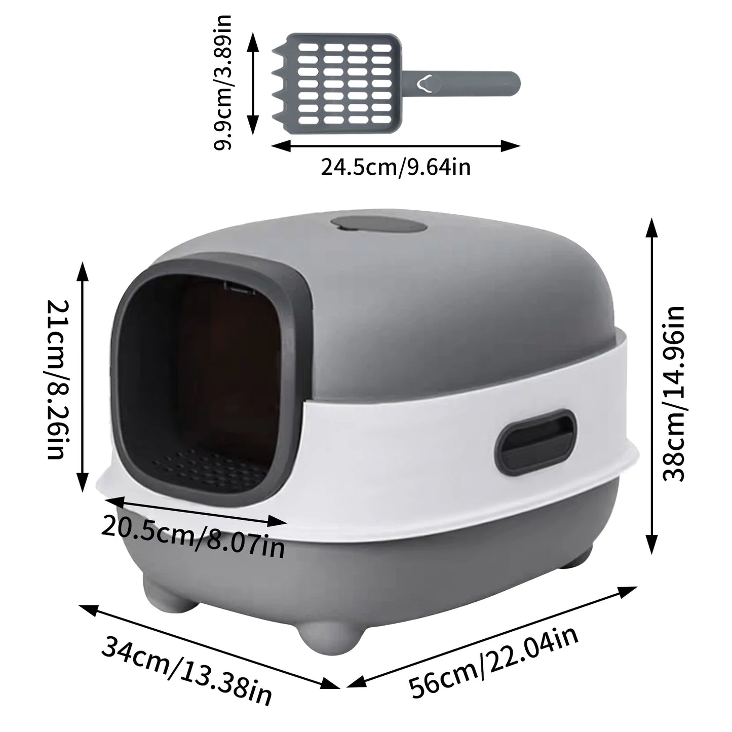 Large Cat Litter Box