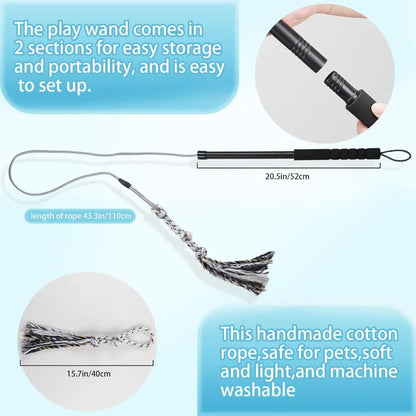Teaser Wand for Small Medium Dogs