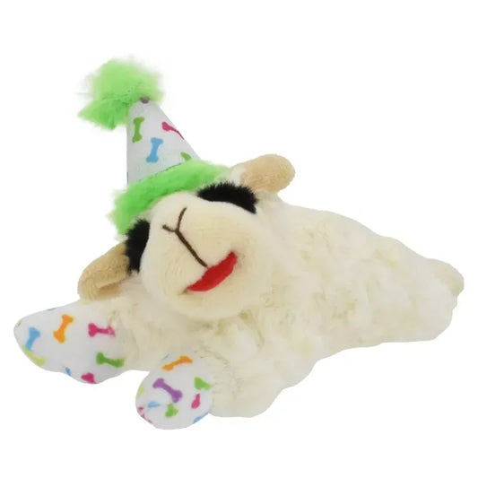 Birthday Lamb Chop Dog Toy