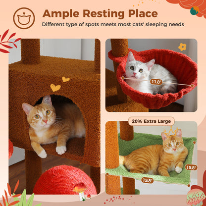 Adjustable Floor to Ceiling Cat Tree