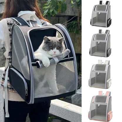 Outdoor Travel Backpack for Cats and Small Dogs