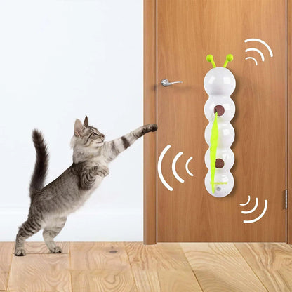 Motion Activated Caterpillar Teasing Cat Toy