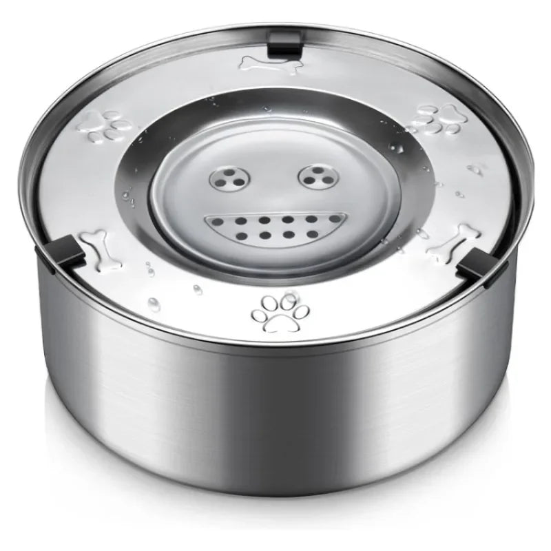 Stainless Steel Anti-Splash Dog Water Dispenser
