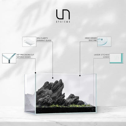 Ultra Clear Rimless Aquarium with Low Iron Glass