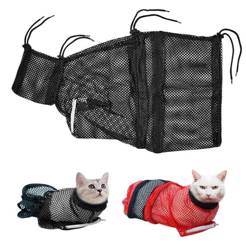 Cat Bathing Grooming Shower Bag