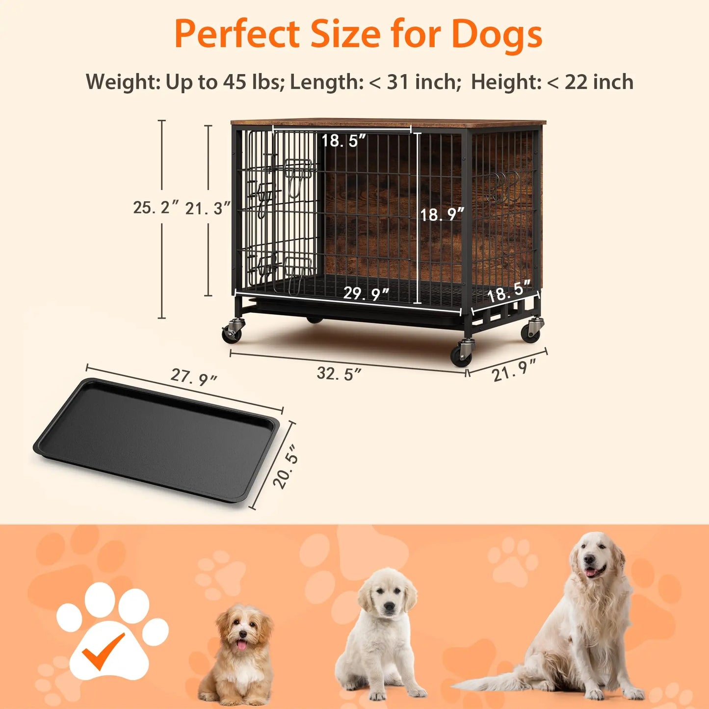 Heavy Duty Metal Dog Crate
