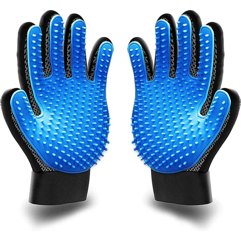 2 Sided Pet Grooming Glove Brush