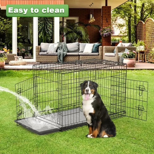 48 inch Foldable Metal Dog Crate