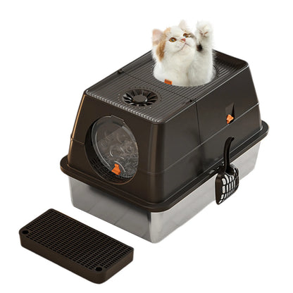 Covered Cat Litter Box