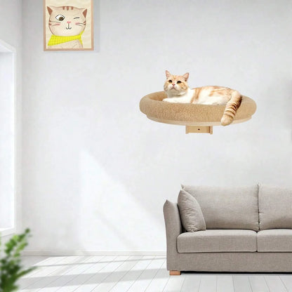 Wall Mounted Solid Wooden Furniture Climbing Ladder for Cats