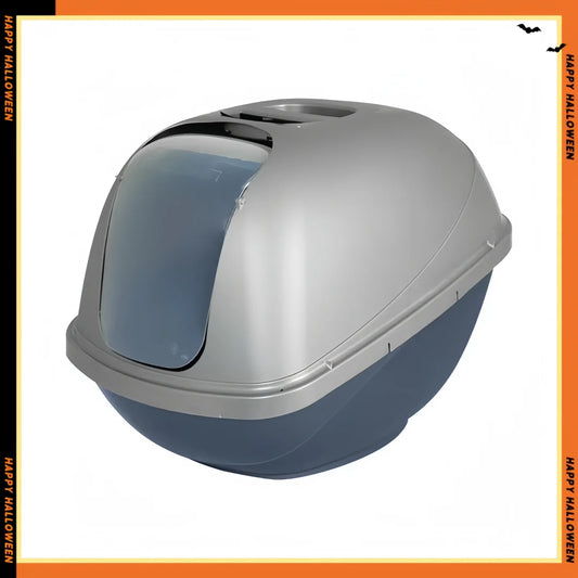Hooded Cat Litter Box with Door