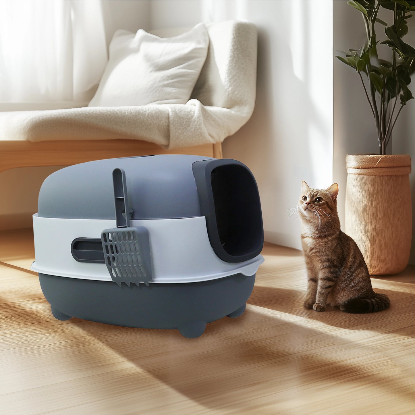 Large Cat Litter Box