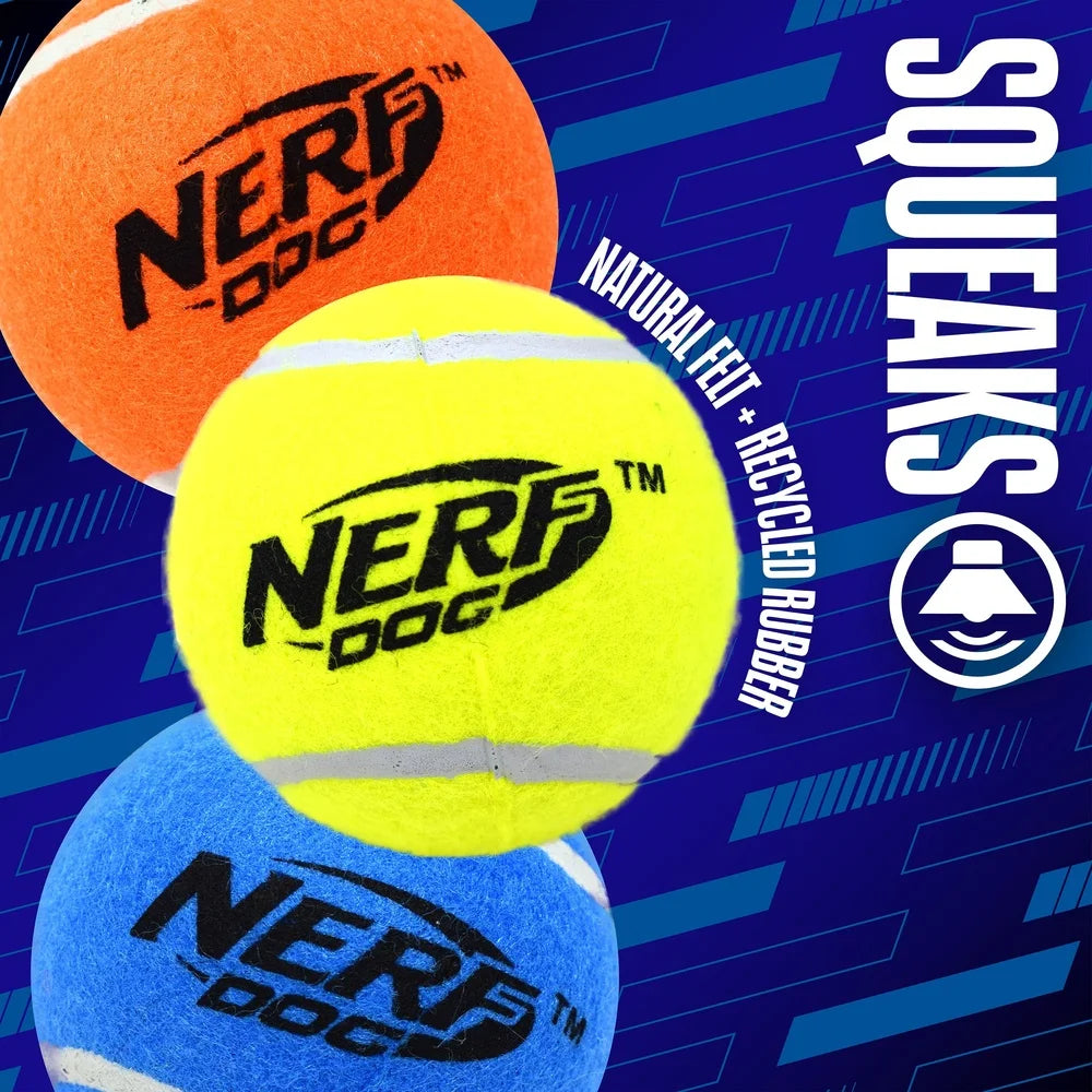 2 Inch Rubber Squeaky Tennis Balls For Dogs