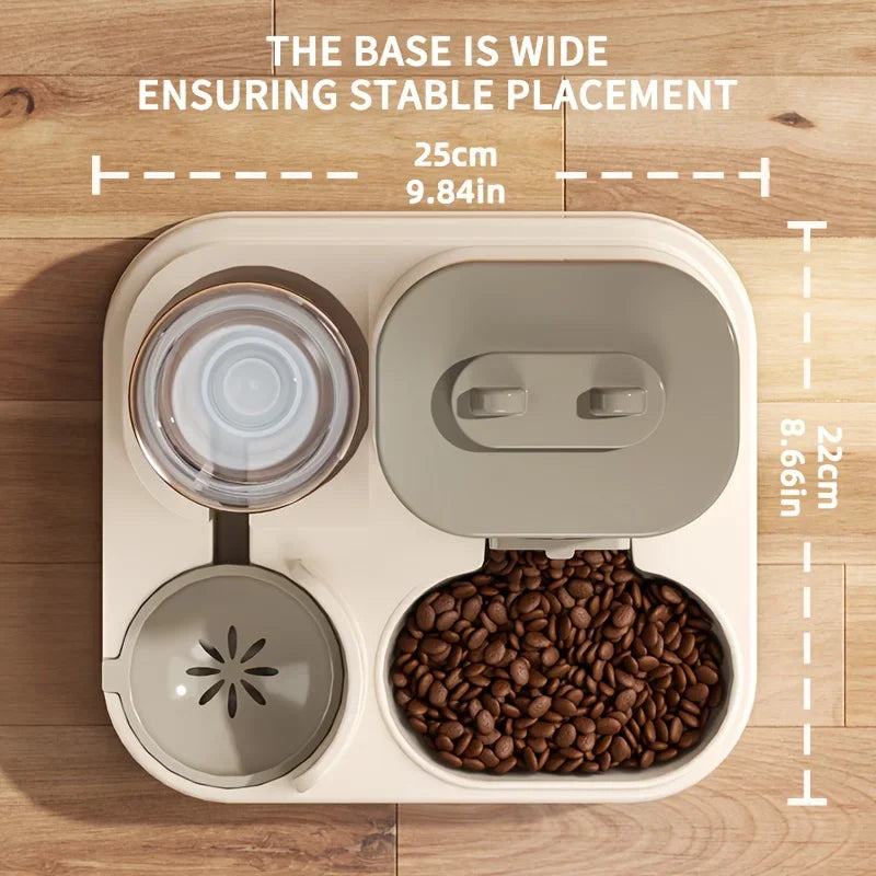 2 in 1 Cat Food & Water Dispenser