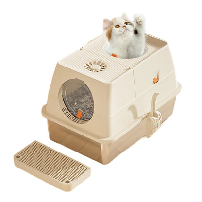 Covered Cat Litter Box