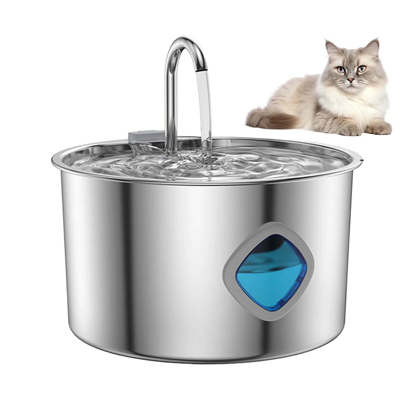 3.2L Pet Stainless Steel Water Fountain