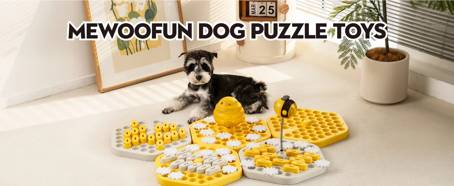 Puzzle Toy to Stimulate Slow Feeding