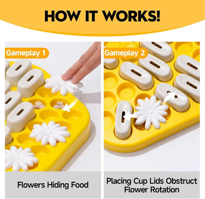 Puzzle Toy to Stimulate Slow Feeding