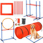 87 Pcs Dog Agile Training Course Kit