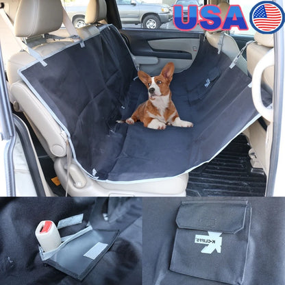 Pet Car Seat Cover Hammock Style