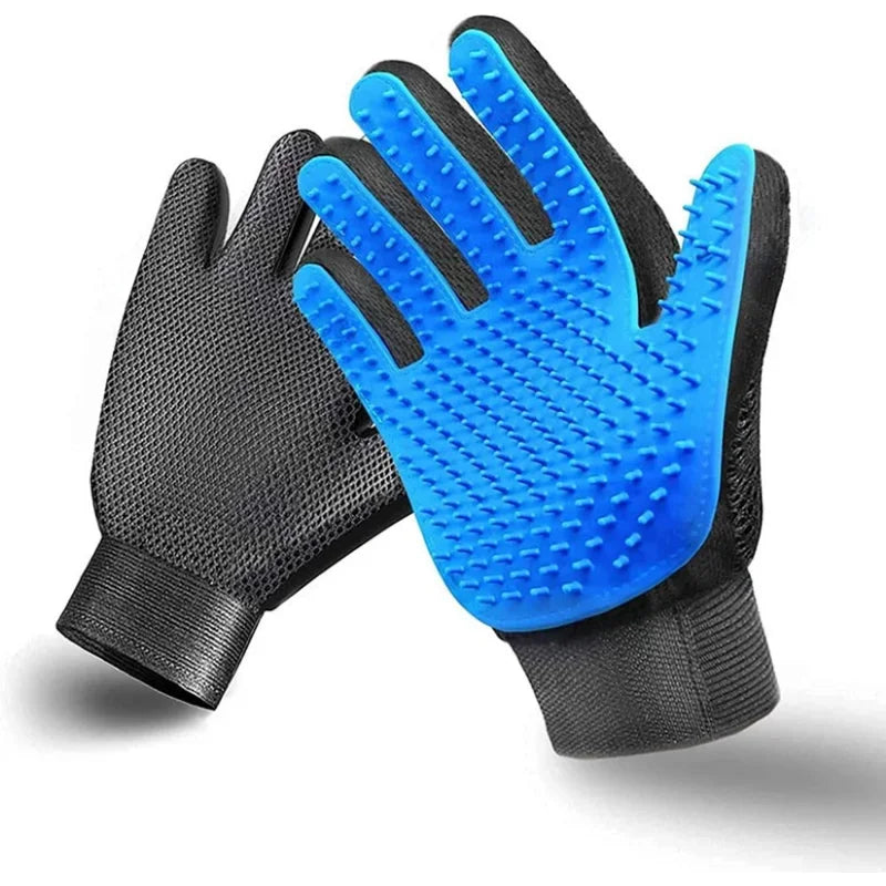 2 Sided Pet Grooming Glove Brush