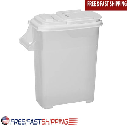 16 Quart Pet Food Dispenser with Pouring Spout