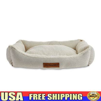 Plush Pet Bed for Medium Sized Dogs