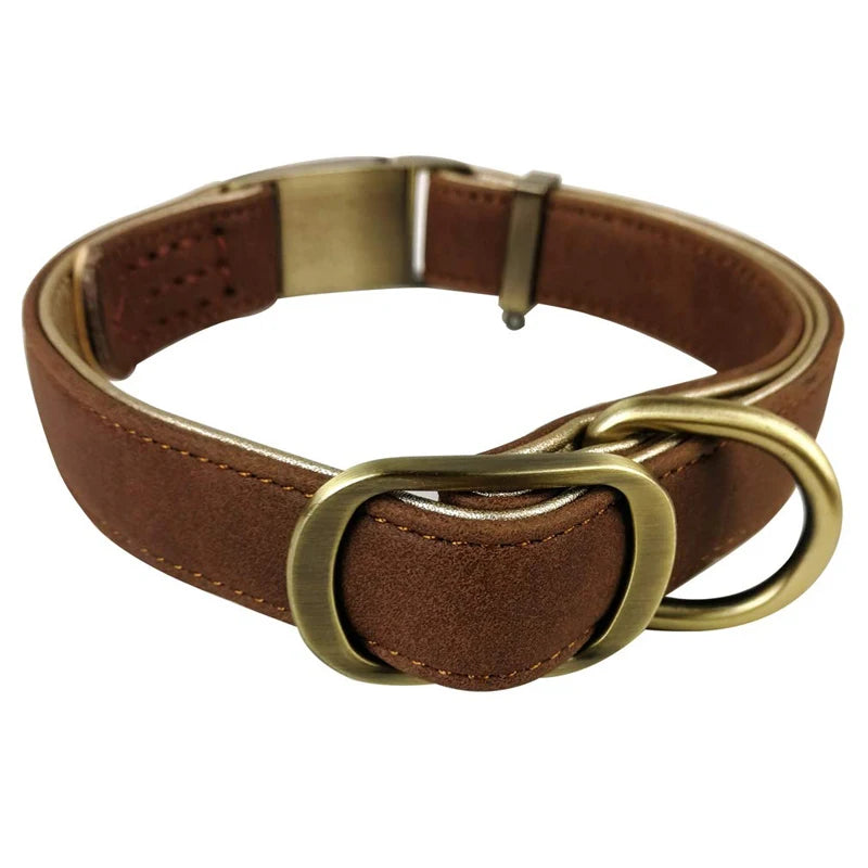 Genuine Crafted Leather Dog Collar