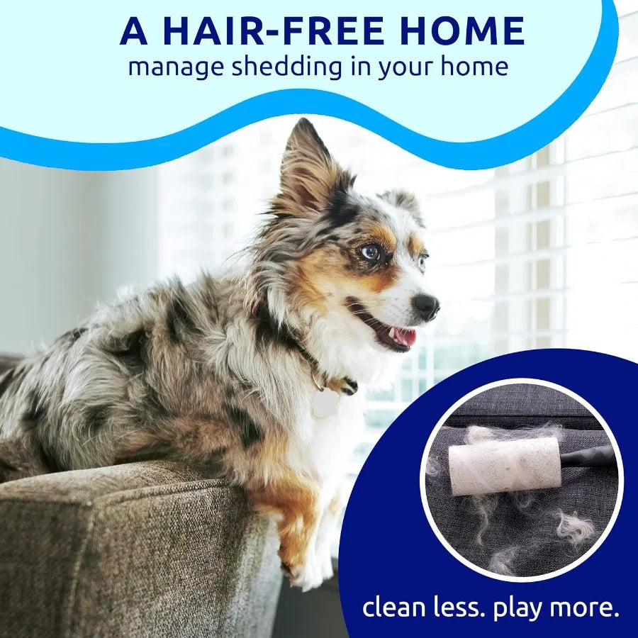 Dual-Sided Extra-Wide De-shedding Brush